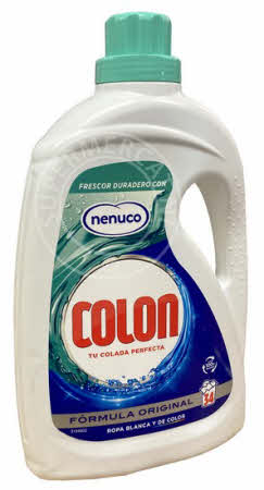 This special Nenuco Colon Liquid Detergent comes straight from Spain for a very affordable price at Supermercat Spanish products - Thanks to the concentrated formula the results are amazing and your laundry becomes clean and gets a lovely scent