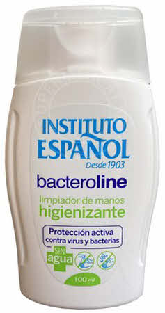Instituto Espanol Limpiador de Manos Higienizante is a special hand gel from Spain and provides good desinfection and care at the same time