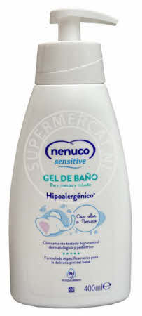 Nenuco Sensitive Gel de Bano Hipoalergenico bath & shower gel is well known in Spain