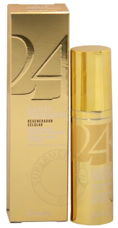 Deliplus 24K Gold Progress Regenerador Celular Crème is samengesteld met onder meer Samengesteld met o.a. rozenbottel extract, olijfolie extract en Golden Micro Seaweed 