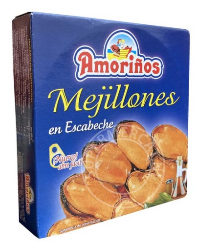 Proef het echte Spanje met deze Amoriños Mejillones en Escabeche mosselen