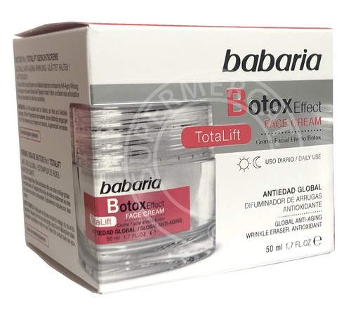Babaria Botox Effect Crema Facial 50ml Gezichtscreme uit Spanje