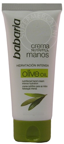 Verzorg uw handen met Babaria Crema Nutritiva Manos Olive Oil en ontdek het effect van olijfolie