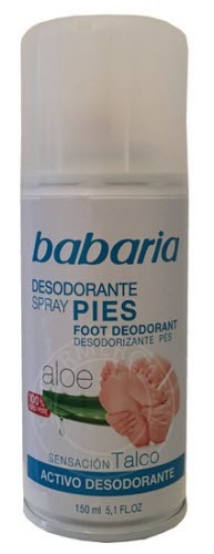 Babaria Spray Pies Desodorante Activ Fresh 150ml werkt krachtig en langdurig