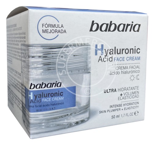 Babaria Crema Facial Acido Hialurónico crème kan worden gebruikt voor vrijwel alle huidtypes, zelfs een gevoelige huid