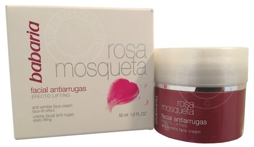 Babaria Rosa Mosqueta Facial Antiarrugas Efecto Lifting 50ml (anti-rimpel gezichtscrème) is direct uit voorraad leverbaar voor een speciale prijs