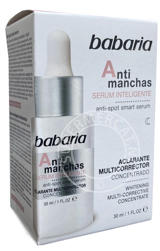 Babaria Serum Inteligente Anti-Manchas is een effectief product tegen vlekjes op de huid ten gevolge van huidveroudering