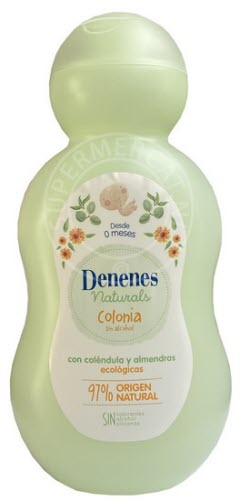 Denenes Naturals Colonia sin Alcohol komt in een handige flacon en rechtstreeks uit Spanje met extra korting