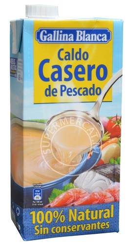 Gallina Blanca Caldo Casero de Pescado is een visbouillon gemaakt met de beste ingrediënten