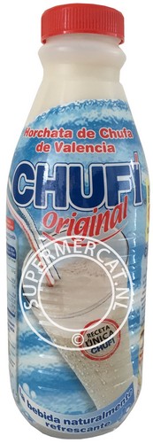 Bestel eenvoudig deze fles Chufi Horchata de Chufa 1 Liter uit Spanje