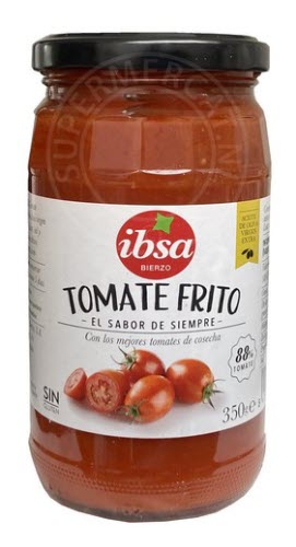 Ibsa Tomate Frito con Aceite de Oliva 350 gram komt rechtstreeks uit Spanje en dat proef je meteen