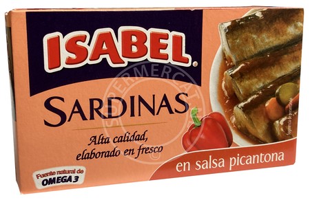 Deze heerlijke Isabel Sardinas en Salsa Picantona zijn een begrip in Spanje en uiteraard te vinden in het assortiment van Supermercat Online