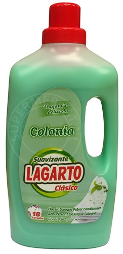 Verwen jouw wasgoed met deze verzachtende Lagarto Suavizante Clasico Colonia Wasverzachter uit Spanje met de kenmerkende geur van Cologne