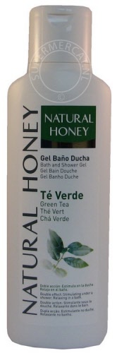 Natural Honey Gel bano Ducha Té verde bad en douchegel uit Spanje