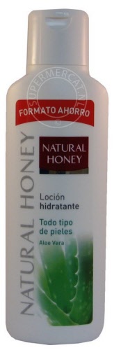 Natural Honey Locion Hidratante Aloe Vera bodylotion met een zachte Spaanse geur