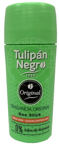 Tulipan Negro Deodorant Original Classic stick is een echte spaanse deodorant en eenvoudig te gebruiken