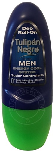Tulipan Negro Deodorant Roll-on For Men 50ml is compact en effectief
