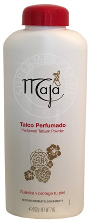 Deze extra grote flacon met Maja Talco Perfumado Talkpoeder is extra groot en doorgaans niet te vinden buiten Spanje