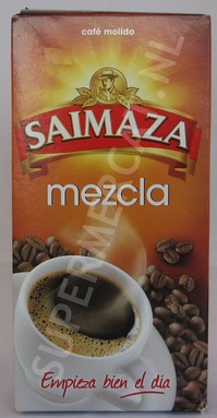 Saimaza Café Mezcla Molido 50% natural, 50% torrefacto - 250 g.