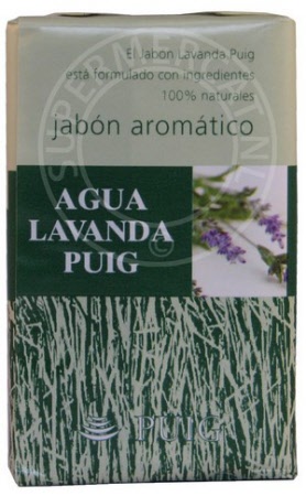 Agua Lavanda Puig Jabon Aromatico is een zachte zeep met de klassieke Spaanse geur van lavendel