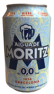 Aigua de Moritz 0,0% Bier