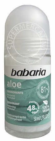 Babaria Aloe Desodorante Roll-On is een effectieve deodorant uit Spanje