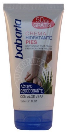 Babaria Crema Hidratante Pies Activo Desodorante 100ml (voetcrème) is een unieke crème voor de voeten en is dan ook een begrip in Spanje