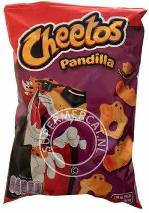 Cheetos Pandilla Sabor a Queso chips zijn lekker knapperig en hebben een echte Spaanse smaak