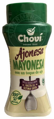 Proef het echte Spanje met deze speciale Chovi Ajonesa bij Supermercat, een authentieke en vooral smaakvolle Spaanse mayonaise