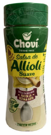 Chovi Salsa Allioli 250ml is bekend uit Spanje en verkrijgbaar bij Supermercat