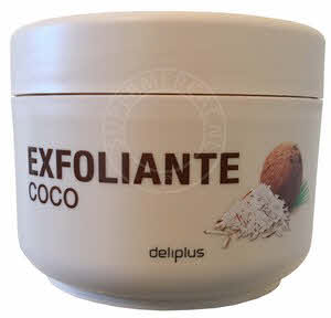 Voor een zachte en gehydrateerde huid gebruik je deze Deliplus Exfoliante Coco bodyscrub uit Spanje