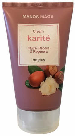 Deze tube met Deliplus Cream Karité handcrème is doorgaans niet te vinden buiten Spanje