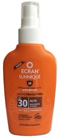 Ecran Sunnique Leche Protectora SPF30 zonnebrandcrème 100ml