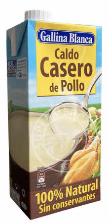 Gallina Blanca Caldo Casero de Pollo wordt geleverd in een extra grote verpakking