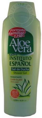 Instituto Espanol Gel de Ducha Hidratante Aloe Vera bad en douchegel in de bekende groene flacon uit Spanje