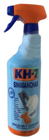 De kracht van KH-7 Sinmanchas verwijderaar is zeer bekend en deze flacon met verstuiver is dan ook te vinden bij Supermercat
