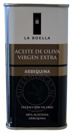 La Boella Aceite de Oliva Virgen Extra Arbequina 250ml | Olijfolie in blik