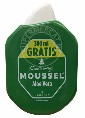 Moussel Gel de Ducha Aloe Vera Purificante bad & douchegel uit Spanje wordt geleverd in een extra grote flacon