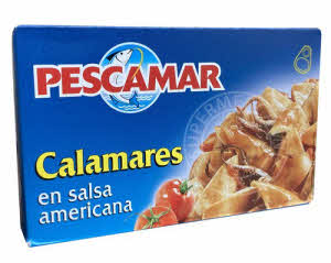 Proef het verschil met Pescamar Calamares en Salsa Americana 111 gram