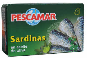 Pescamar Sardinas en Aceite de Oliva Sardientjes in Olijfolie