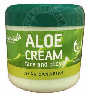 Tabaibaloe Face & Body Aloe Cream is een exclusieve en effectie bodycrème, wordt geleverd in deze speciale pot en heeft een intensief verzorgende effect op de huid dankzij de speciale samenstelling het Aloe Vera uit de Canarische Eilanden