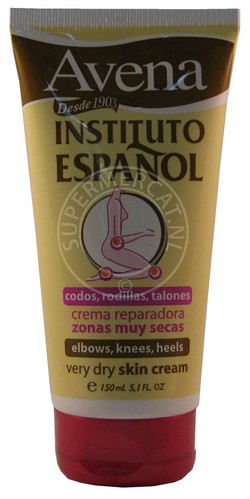Instituto Espanol Crema Reparadora Avena Tubo can be used for the elbows, knees and heels