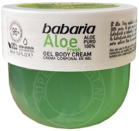Babaria Gel Corporal Aloe Vera Puro 100% is an exclusive Spanish body gel