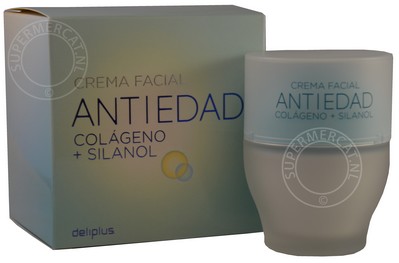 Deliplus Crema Facial Antiedad Colágeno + Silanol 50ml is a facial cream from Spain formulated with collagen and silanol