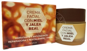 Deliplus Crema Facial con Miel y Jalea Real FPS10 facial cream / day cream is formulated with exclusive ingredients such as orange blossom honey and royal jelly