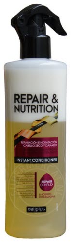 Deliplus Repair & Nutrition Instant Conditioner Cabello Seco y Dañado easy to use thanks to the manual atomizer and can be ordered straight from Spain in our online shop