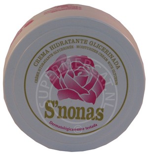 S'nonas crema Hidratante Glicerinada cream with glycerin softens and protects your skin