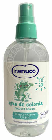This Nenuco Agua de Colonia Spray comes in a very convenient and handy bottle. a lovely Spanish cologne