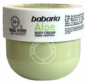 Babaria Crema Corporal Aloe Vera Natural 400ml Body Cream is one of the most famous products for good skin care from Spain