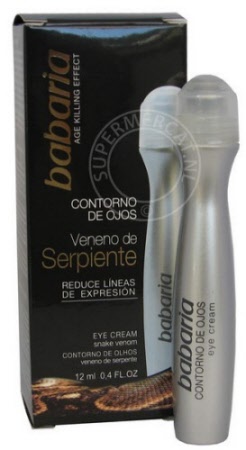 Babaria Contorno de Ojos Veneno de Serpiente is a special snake venom cream from Spain and naturally very effective